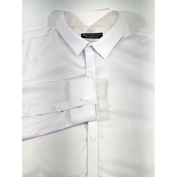 CCN Men's XXXL Tailored Athlete Essential Dress Shirt Button Down White EUC - Picture 1 of 4